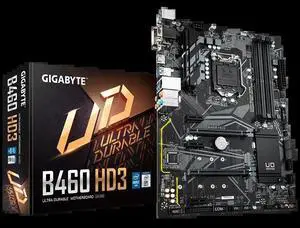 B460 HD3 A 1200 B460 ATX Motherboard with Dual M.2, SATA 6Gb/s USB 3.2