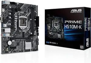 A 1200 PRIME H510M-K H510 Motherboard PCI-E 4.0 2 DDR4 64GB 4 SATA III Micro ATX Motherboard 1200 USB3.2