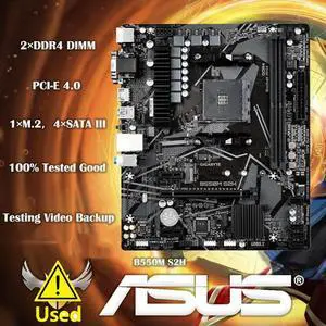B550M S2H Micro-ATX B550 DDR4 4266(OC)MHz M.2 128G PCI-E 4.0 Double Channel Socket AM4 Motherboard