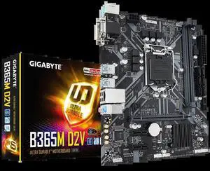 B365M D2V Micro ATX B365 M.2 SSD 32G Double Channel Support 8 9 Gen A 1151 CPU Motherboard