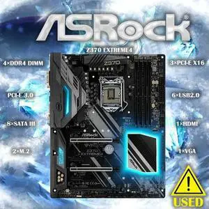 Z370 Extreme4 A 1151 (300 Series) Z370 HDMI SATA 6Gb/s USB 3.1 ATX Motherboard