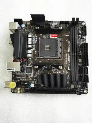Mini-ITX PC Motherboard Suitable for A320I-S01 Socket AM4 DDR4 A320 USB3.0 PCI-E X16 For Ryzen 3 PRO 2200G CPU
