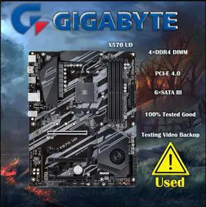 X570 UD Motherboard ATX Socket AM4 X570 DDR4 128GB PCI-E 4.0 SATA III USB3.2  Desktop Mainboard