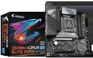 GA Z690M ELITE DDR4 ® Z690 DDR4 PCI-E 5.0 5333(O.C.) 128G Support 12 Gen Socket A 1700