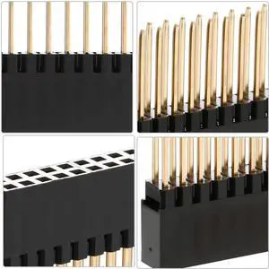 8PCS,2X20(40 Pin) Extra Tall Female 0.1 Inch Pitch Stacking Header for Raspberry Pi A+/B+/Pi 2/Pi 3 Extra Tall Header 8PCS,2X20(40 Pin) Extra Tall Female 0.1 Inch Pitch Stacking Header for Raspberry Pi A+/B+/Pi 2/Pi 3 Extra Tall Header