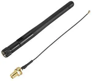 900-1800MHZ Antenna 3Dbi GSM RP-SMA Plug Rubber Waterproof Lorawan Antenna + IPX To SMA Small Cable Extension
