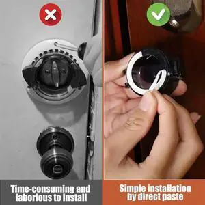 4 Pack Deadbolt Child Safety Lock, Child Proof Deadbolt Cover, Door Safety Deadbolt Lock For Kids Durable