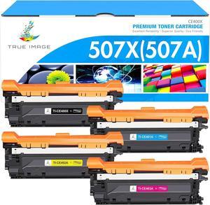 507X 507A Toner Cartridge Compatible Replacement for HP 507X 507A CE400X CE401A CE402A CE403A for Enterprise M551 M551n M551dn M551xh M570dn M570dw M575f Printer (Black Cyan Yellow Magenta, 4Pack)