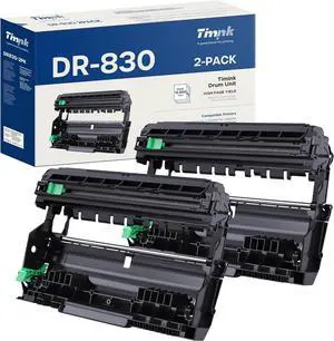 Ennovor DR830 Drum Unit Replacement for Brother DR-830 TN830XL TN830 Drum Unit to use with Brother HL-L2460DW DCP-L2640DW HL-L2405W MFC-L2820DW HL-L2480DW HL-L2400D Printer 2 Pack (Drum only)