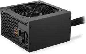 Elementum E5 550W, PC Power Supply, ATX Power Supply, 550W Power Supply, 80 Plus Certified, Full Black Wired, EY7A001