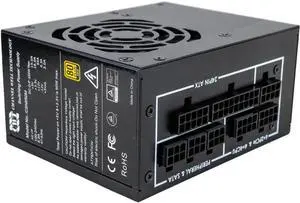 CHANNEL WELL 650W SFX Power Supply (80 Plus Gold Certified, SFX Form Factor, with SFX to ATX bracket included) Fully Modular Power Supply with Industrial Grade Capacitors, 3 Year Warranty