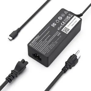 50 Pack USB C 45W Laptop Charger, Universal Type C Power Adapter for HP, Lenovo, Dell, Acer, Asus, Samsung, Google Laptop Chromebook Power Supply Cord