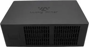 Bitcoin Miner Lucky Miner lv08 Portable Asic Miner 4TH/S BM1366 SHA256 Home Silent Lottery Miner BTC Miner Machine Solo Miner with Power Supply