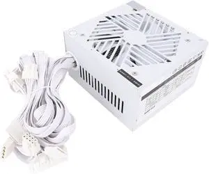 ATX Computer Power Supply, 600W Semi Modular Gaming Power Supply, Smart Temperature Control, ATX 12V V2.4, 24Pin Motherboard