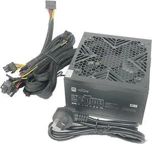Desktop Computer Power Supply PS650Pw 600W 110V-230v Black Silent