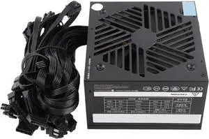 Power Supply 800W, Computer Power Supply with Single Way 12V Large Current Design, Intelligent Temperature Control, 12CM Black Fan, for Desktop Gaming PC Server