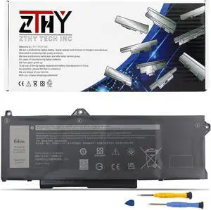 ZTHY GRT01 64Wh 4-Cell Laptop Battery Compatible with Dell Latitude 5421 5431 5521 5531 Precision 3470 3561 3571 3581 3591 Mobile Workstation Alienware m17 R5 AMD Gaming 00P3TJ 0P3TJ 0R05P0 05RGW