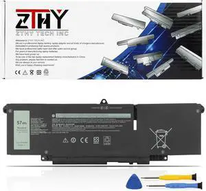 66DWX Battery Replacement for Dell Latitude 7340 7350 7440 7450 7640 7650 P126F P126F001 P175G P175G001 P176G P176G001 P178G P178G001 P179G P179G001 86D0Y 086D0Y 0HYH8 00HYH8 WW8N8 11.4V 57Wh 3Cell