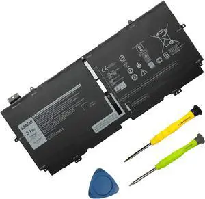 52TWH Laptop Battery Replacement for Dell XPS 13 7390 2-in-1 Series Notebook P103G P103G001 P103G002 MM6M8 0MM6M8 XX3T7 0XX3T7 51Wh 7.6V 6375mAh 4Cell
