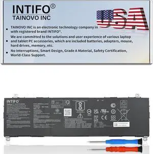 63Wh C31N2205 Laptop Battery Compatible with ASUS Chromebook Vibe CX34 Flip CX3401FBA CM3401FFA CM3401-R3128BL CX9 CX9400CEA-DS566T ExpertBook B3 B3404CVF Notebook [11.61V 5427mAh 3-Cell]