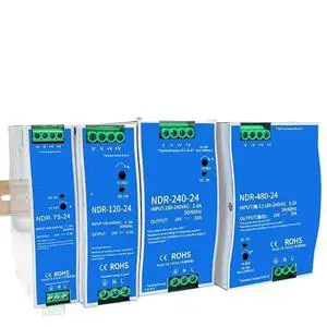 LCTC Switching Power Supply NDR-75W 120W 240W 480W Industrial 12V 24V 48V AC/DC Single Output Power Transformer 1Pcsa(NDR-240-48 48V5A)