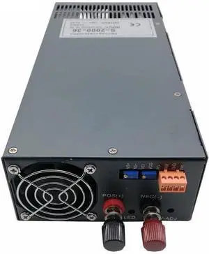 2000W Universal Regulated Switching Power Supply Adjustable Output 15V 24V 36V 48V 60V 72V 80V 90V Switching Power Supply Transformer Driver for RV, Car, Computer, Lab(0-36V 55A)