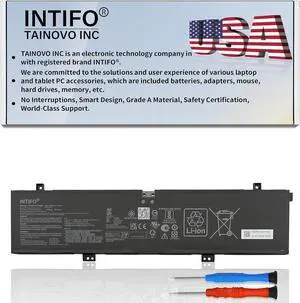 76Wh C41N2101 Battery Compatible with ASUS ROG Zephyrus G14 GA402 GA402R GA402RJ GA402RK GA402NI GA402NJ TUF Dash F15 FX517ZC FX517ZR Zenbook Pro 14 Duo OLED UX8402ZA UM6702RA 15X K6501ZM