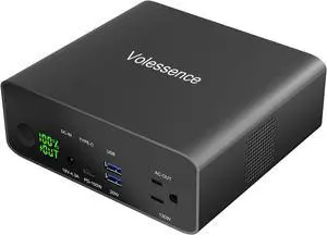 40000mah Laptop Power Bank | AC/USB-C/USB-A Battery Backup for Laptops: MacBook Pro/iPad Pro/Dell/HP/Surface | Cameras: Canon/Nikon/DSLR/DJI Drones | Smart Devices: iPhone/Samsung
