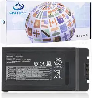 CF-VZSU0PW 46Wh Laptop Battery Replacement for Panasonic Toughbook CF54 CF-54 Mk1 Mk2 Mk3 54 Gloved Multi Touch,54 Lite, 54 Performance, 54 Prime CF-VZSUOPW CF-VZSU0PR CF-VZSU0GW CF-VZSU0KR 4200mAh