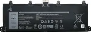 9F4FN Laptop Battery 40Wh 5000mAh 7.6V 2-Cell Compatible with Dell Latitude 7320 Detachable/Inspiron 14 3420 Series 09F4FN 2VKW9 8PK6G 2ICP4/79/112 2ICP4/79/111