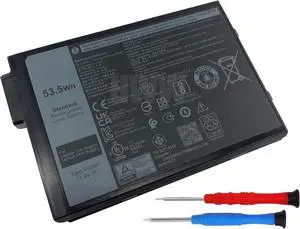 HWW New 11.4V 53.5Wh XVJNP Replacement Battery Compatible with Dell Latitude 7330 5430 Rugged 6JRCP Series