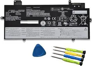 L20M4P71 Laptop Battery Compatible with Lenovo ThinkPad X1 Yoga 6th 7th Gen 2021 2022 Carbon 9th 10th 2021 2022 Series L20C4P71 L20D4P71 L20L4P71 15.44V 57Wh/3695mAh 4-Cell