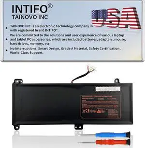 66Wh PA70BAT-4 Laptop Battery Compatible with CLEVO PA70HP6-G PA70HS-G PA71HP6-G PA71HS-G Schenker Technologies XMG Pro 17 WOOKING S17 Pro-8U HASEE G97E KINGBOOK G97E G99E