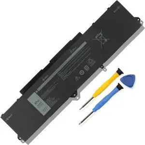 MULS 9JRV0 97Wh Laptop Battery for Dell Latitude 15 5521 5531 Precision 3561 3571 3581 m17 R5 AMD m18 R1 AMD Series 00P3TJ 0P3TJ 0R05P0 R05P0 05RGW 005RGW 53XP7 053XP7 9JRVO 8071mAh 6-Cell