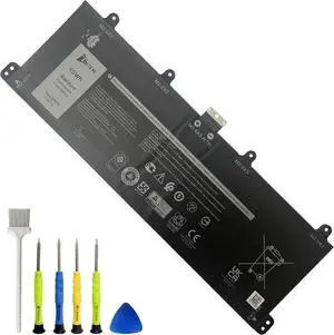 9F4FN 40Wh Battery Replacement for Dell Latitude 7320 Detachable Inspiron 14 3420 Series 7.6V 5000