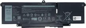 66DWX Laptop Battery 57Wh 4878mAh 3-Cell 11.4V Compatible with Dell Latitude 7340 7350 7440 7450 7640 7650 Series FH97R 0HYH8 0CTJJ6