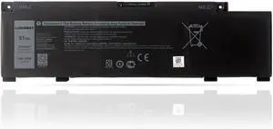 266J9 Laptop Battery Replacement for Dell G3 15 3500 3590 3790 G5 15 5500 SE 5505 P89F Inspiron 5490 INS 15PR-1545W 1548BR 1645W 1742BR 1742W Series New Battery 11.4V/51Wh