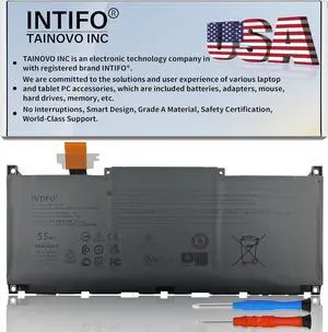 55Wh MN79H Laptop Battery Compatible with Dell XPS 13 Plus 9320 Series Notebook XPS9320-7523BLK-PUS XPS9320-7585SLV-PUS J7H5M 0J7H5M NXRKW 0NXRKW [11.55V 4524mAh 3-Cell]