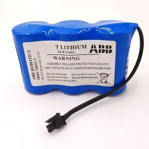 3HAC16831-1 10.8V 1700mAh ABB Battery for ABB Robotics CPU 3HAC16831-1 Battery (1 Pack)
