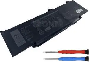 TBONTB DR02P Battery Compatible with Dell Latitude 3340 3440 3540 3480 3580 5340 5440 5540 2X1V9 R73TC GTG7N GRWKG Series [11.4V 54Wh 4737mAh]