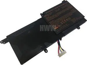 HWW New 11.4V 36Wh 3100mAh N130BAT-3 Replacement Battery Compatible with Clevo N130BU Sager NP3130 6-87-N130S-3U9A 31A00 Series, Black