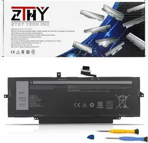 ZTHY 47XV3 Laptop Battery Replacement for Dell Latitude 9330 2-in-1 4JG2Y 6W5R4 V2KRT Series 05Y3T9 GK1M0 11.55V 50Wh