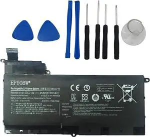 AA-PBYN8AB Laptop Battery 45Wh 6120mAh 7.4V Compatible with Samsung NP530U4B NP530U4B-A01U NP530U4B-S01 NP530U4C NP530U4C-A01 NP535U4C NP535U4C NP535U4C-S01 Series AA-PBXN8AR BA43-00339A