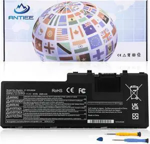 ANTIEE CF-VZSU0QW CF-20 Laptop Battery Replacement for Panasonic ToughBook CF-20 MK1 Toughpad FZ-A2 CF-VZSU0QJS CF-VZSU0QK CF-VZSU0QR 2600mAh 30Wh