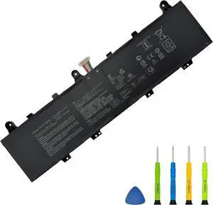 C41N1906 C41N1906-3 Laptop Battery Compatible with ROG Zephyrus Duo 15 GX550 SE GX551 Series Notebook B0B200-03620000 0B200-03590000 4ICP5/63/133 Short Line 15.4V 90Wh 5854mAh