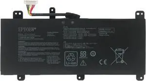 C41N1731 Laptop Battery 66Wh 4335mAh 15.4V Compatible with ASUS ROG Strix Scar II GL504 Hero II GL504GM G515GV Scar II GL504GS GL504GV GL504GW Edition Series 0B200-02940000 4CIP5/70/81