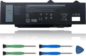 DR02P Laptop Battery Replacement for Dell Latitude 5350 5440 5450 5540 5550 7455 3340 3440 3450 3540 3550 5340 Precision 3480 3490 3580 3590 Series RXF9T 02X1V9 WYJ45 2X1V9 803W6 11.4V 54Wh