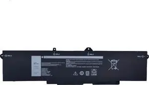 9JRV0 Laptop Battery Replacement for Dell Latitude 5521 5531 Precision 3561 3571 3581 3591 Alienware m17 R5 AMD Alienware m18 R1 R2 Alienware m18 R1 AMD Series 0P3TJ 0R05P0 05RGW [11.4V 97Wh]