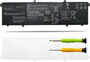 C31N2201 Laptop Battery Replacement for Asus Vivobook 15 X1504VA X1504ZA 16 F1605PA F1605ZA Go 15 E1504FA E1504GA 16 OLED M1605YA X1605EA 14X OLED X1403VA S 16 Flip TN3604YA TP3604VA Series 11.55V