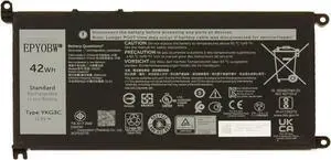 YKG3C Laptop Battery 42Wh 3500mAh 11.4V Compatible with DELL Chromebook 3110 2-in-1 Series 0YKG3C RF9H3